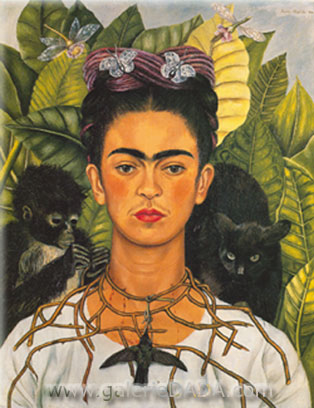 Gemälde Reproduktion von Frida Kahlo Selbstporträt