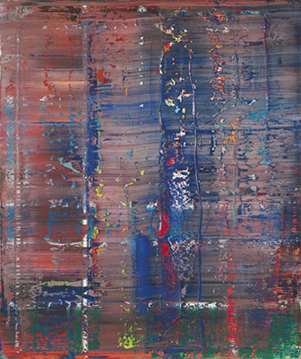 Gemälde Reproduktion von Gerhard Richter Zusammenfassung der Malerei 5