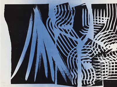 Gemälde Reproduktion von Hans Hartung Farandole-Mappen ohne Titel, 1970er und 71 Jahre