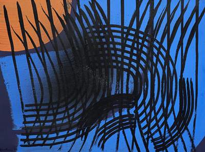 Gemälde Reproduktion von Hans Hartung T1970er-H27, 1982