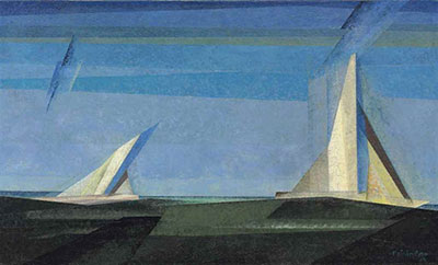 Gemälde Reproduktion von Lyonel Feininger Marine