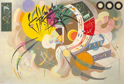 Gemälde Reproduktion von Vasilii Kandinsky Dominante Kurve