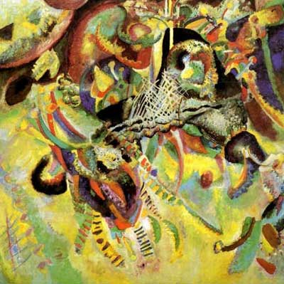 Gemälde Reproduktion von Vasilii Kandinsky Fuge