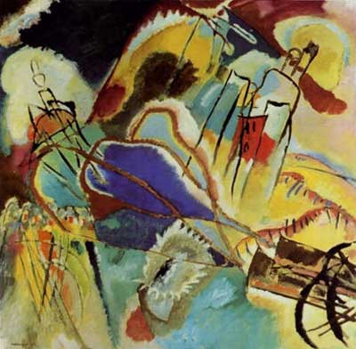 Gemälde Reproduktion von Vasilii Kandinsky Improvisation 30 (Kanon)