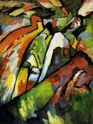 Gemälde Reproduktion von Vasilii Kandinsky Improvisation 7