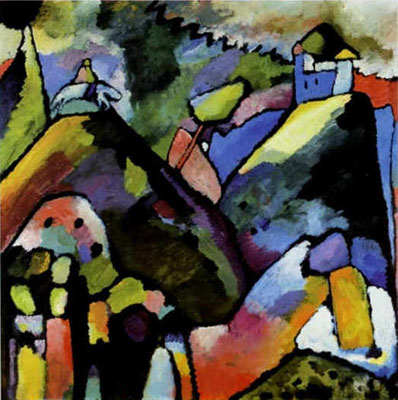 Gemälde Reproduktion von Vasilii Kandinsky Improvisation 9