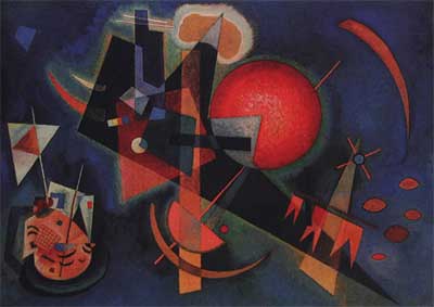 Gemälde Reproduktion von Vasilii Kandinsky In Blau