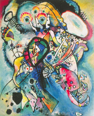 Gemälde Reproduktion von Vasilii Kandinsky Zusammensetzung 218