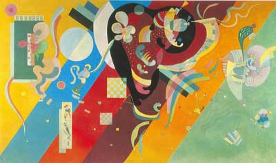 Gemälde Reproduktion von Vasilii Kandinsky Zusammensetzung IX