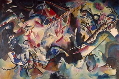 Gemälde Reproduktion von Vasilii Kandinsky Zusammensetzung VI