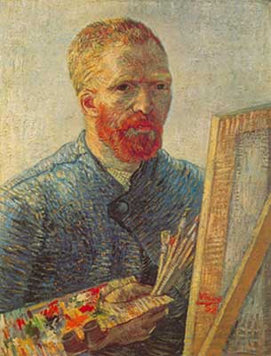 Gemälde Reproduktion von Vincent Van Gogh Selbstporträt