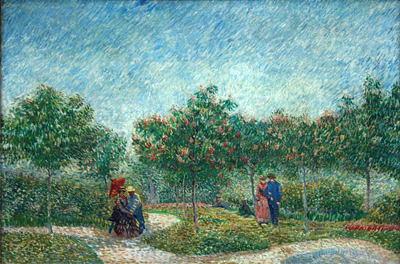 Gemälde Reproduktion von Vincent Van Gogh The Voyer-d 'Argenson Park in Asnieres