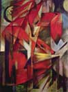 Gemälde Reproduktion von Franz Marc Der Fuchs