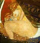 Gemälde Reproduktion von Gustave Klimt Danae