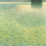 Gemälde Reproduktion von Gustave Klimt Insel Attersee