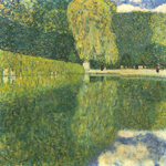 Gemälde Reproduktion von Gustave Klimt Park of ​