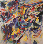 Gemälde Reproduktion von Vasilii Kandinsky Improvisation. Schlucht