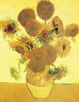 Gemälde Reproduktion von Vincent Van Gogh Sonnenblumen (dicke Impastofarbe)