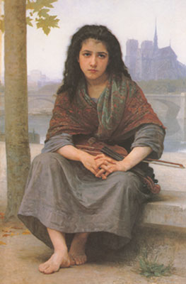 Adolphe-William Bouguereau El bohemio reproduccione de cuadro