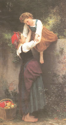 Adolphe-William Bouguereau Pequeños Marauders reproduccione de cuadro