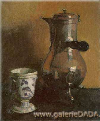 Albert Marquet La cafetiere reproduccione de cuadro