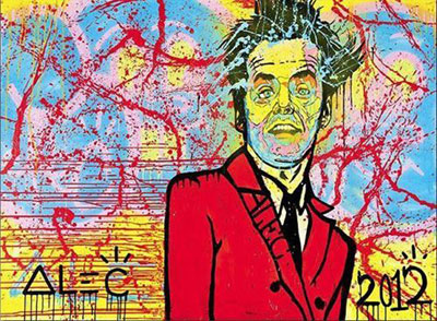 Alec Monopoly Loco Jack. reproduccione de cuadro