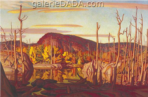 Alfred J. Casson Evening de otoño reproduccione de cuadro