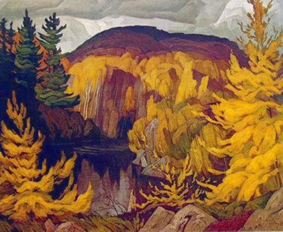 Alfred J. Casson Otoño en el York reproduccione de cuadro