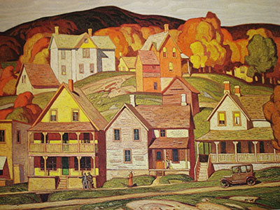 Alfred J. Casson Parry Sound reproduccione de cuadro