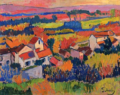 Andre Derain Paisaje cerca de Chatou 2 reproduccione de cuadro