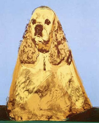 Andy Warhol Cocker Spaniel reproduccione de cuadro