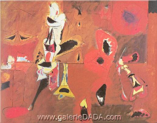 Arshile Gorky Agonía reproduccione de cuadro