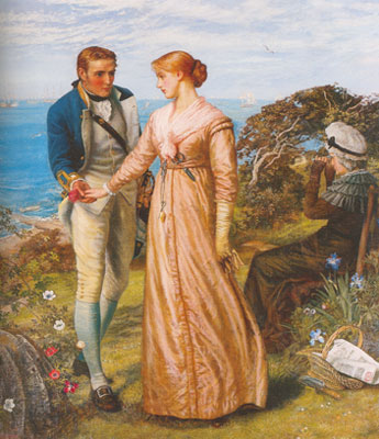 Arthur Hughes La pistola de señal de escape reproduccione de cuadro