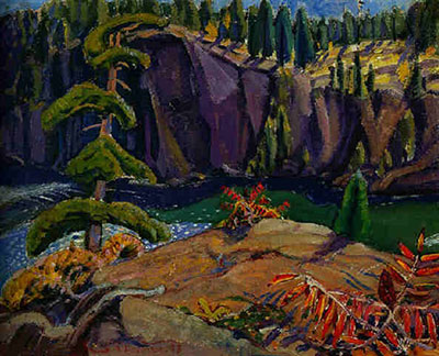 Arthur Lismer French River, Ontario reproduccione de cuadro