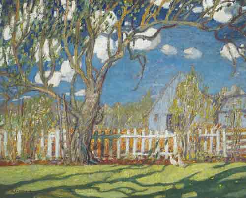 Arthur Lismer Primavera en la granja reproduccione de cuadro