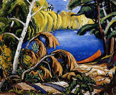 Arthur Lismer Temagami, Portage reproduccione de cuadro