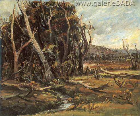 Arthur Merric Boyd Paisaje (Bacchus Marsh) reproduccione de cuadro