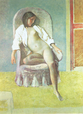 Balthasar Balthus Desnudo en Reposa reproduccione de cuadro