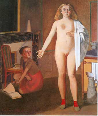 Balthasar Balthus LA HABITACIÓN reproduccione de cuadro