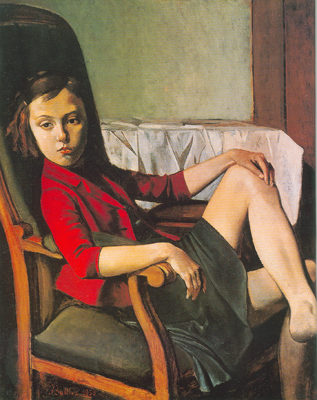 Balthasar Balthus Therese. reproduccione de cuadro