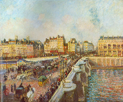 Camille Pissarro Le Pont Neuf reproduccione de cuadro