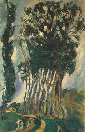 Chaim Soutine Paisaje Champigny reproduccione de cuadro