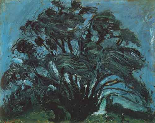 Chaim Soutine Árboles en el campo reproduccione de cuadro