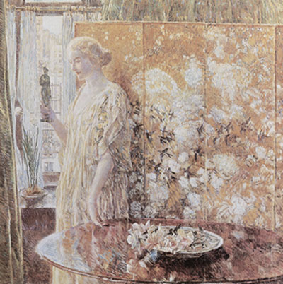 Childe Hassam Tangra. reproduccione de cuadro