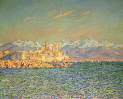 Claude Monet El Fuerte Viejo en Antibes reproduccione de cuadro