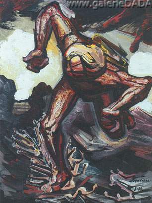 David Alfaro Siqueiros Exodo@item: inlistbox reproduccione de cuadro