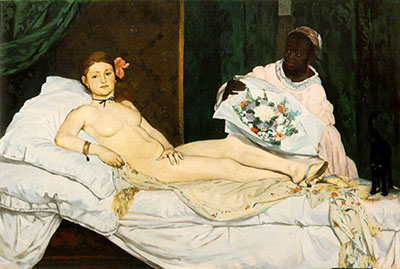 Edouard Manet Olympia reproduccione de cuadro