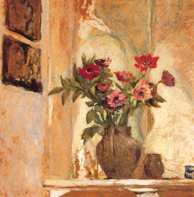 Edouard Vuillard Anemonas reproduccione de cuadro