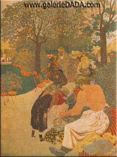 Edouard Vuillard El Parque reproduccione de cuadro