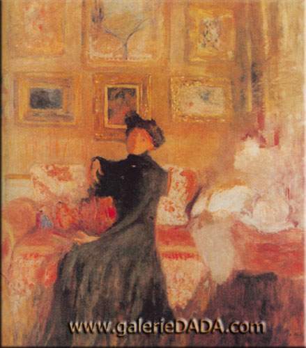 Edouard Vuillard Le Divan Rouge reproduccione de cuadro